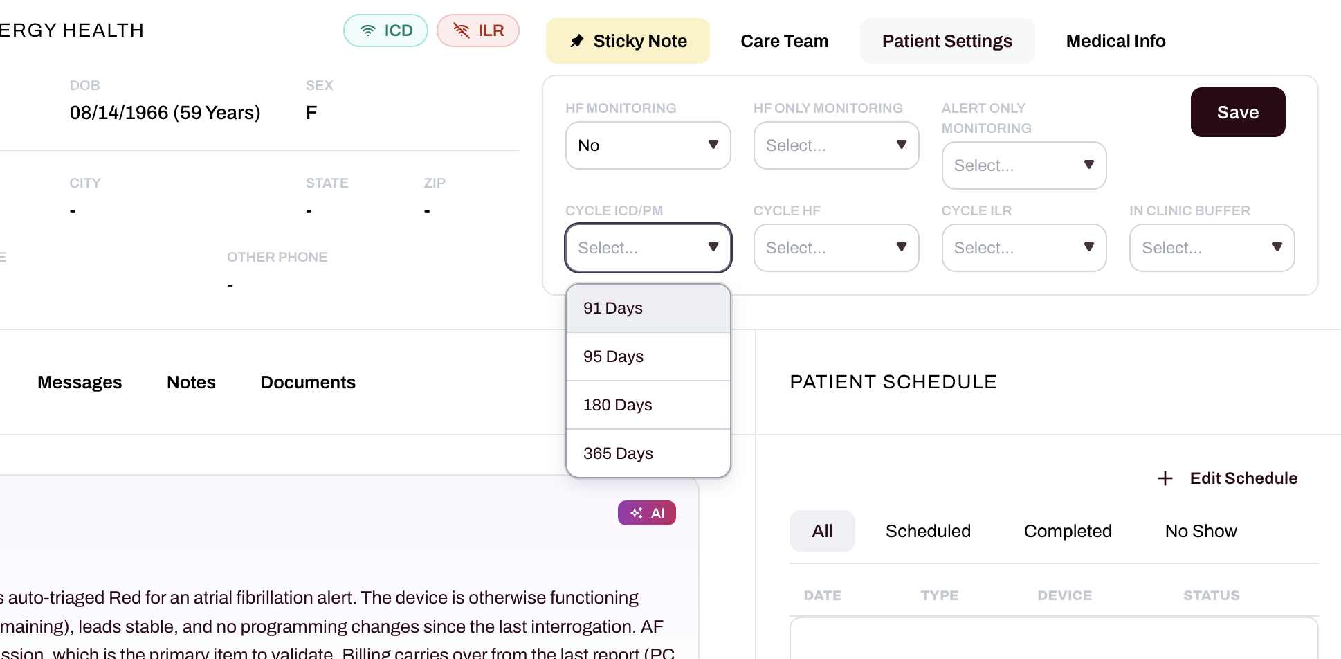 The adaptive transmission scheduler